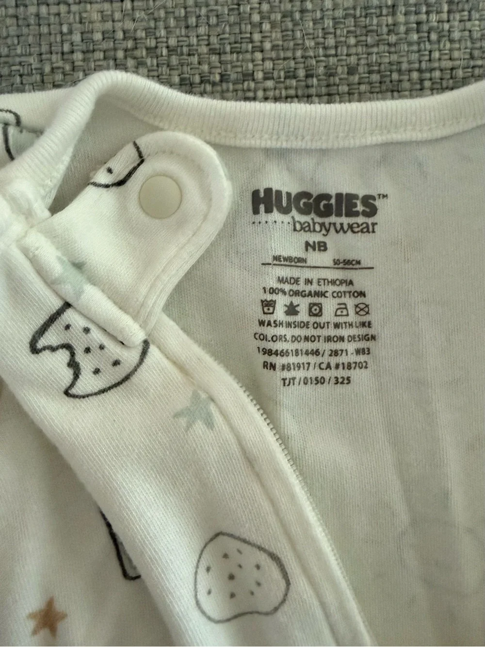 Carter’s & Huggies Newborn Onsie Bundle